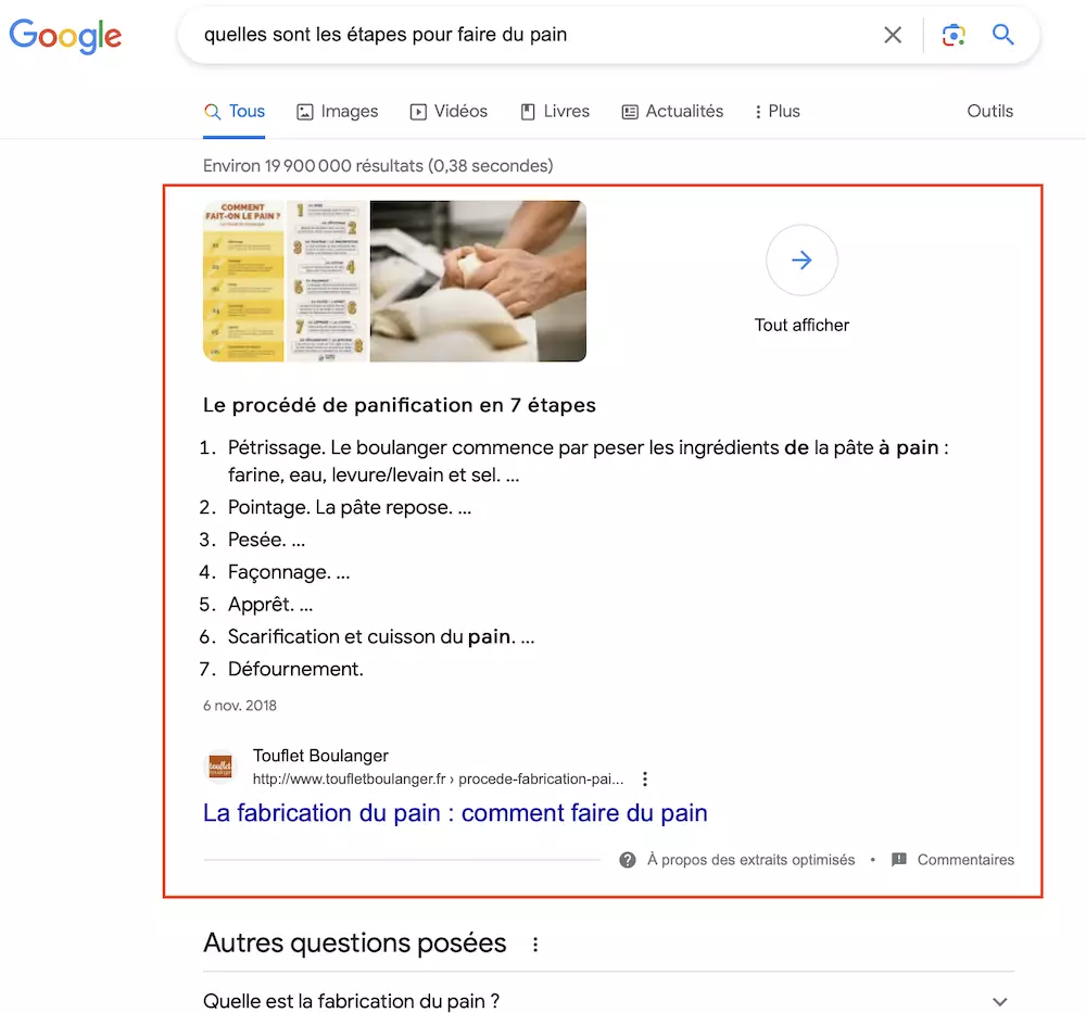 Google position zéro